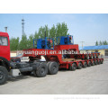 Hydraulic steering axles heavy duty modular trailer (special vehicle with power station)